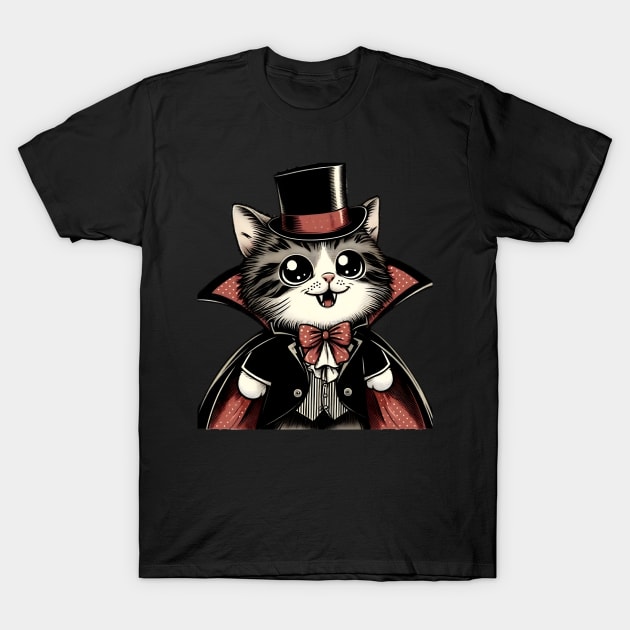 Vampire cat T-Shirt by NightvisionDesign